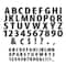 ArtSkills® 1" to 2" Black 250 Piece Vinyl Poster Letter Set